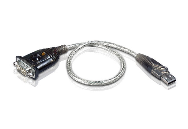 Aten Serial Converter USB to 1 Port RS232 Serial Converter with 35cm Cable Aten Serial Converter USB to 1 Port RS232 Serial Converter with 35cm Cable